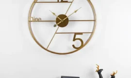 Enhance Your Home Decor with the Timeless Elegance of Alpha Numeric Metallic Wall Clocks