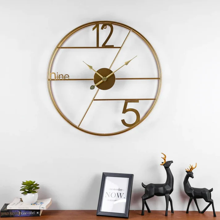 Read more about the article Enhance Your Home Decor with the Timeless Elegance of Alpha Numeric Metallic Wall Clocks